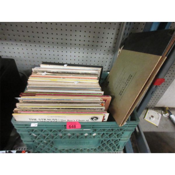 2 Boxes of Assorted LP Records 