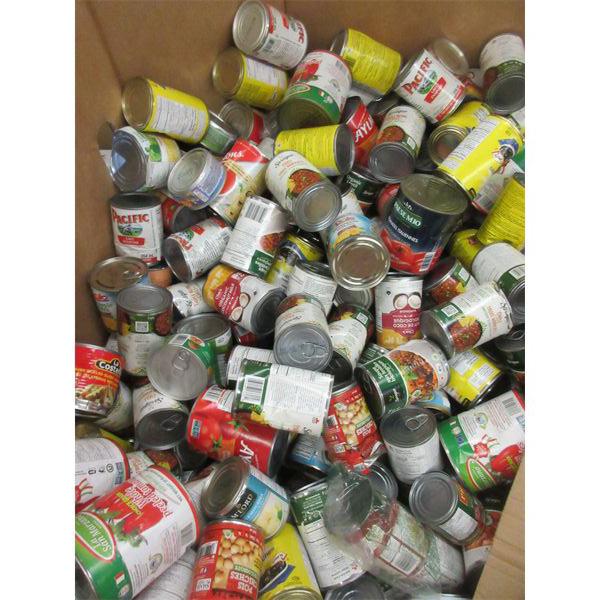 35 Dented Tins of Assorted Food Products - U-Pick