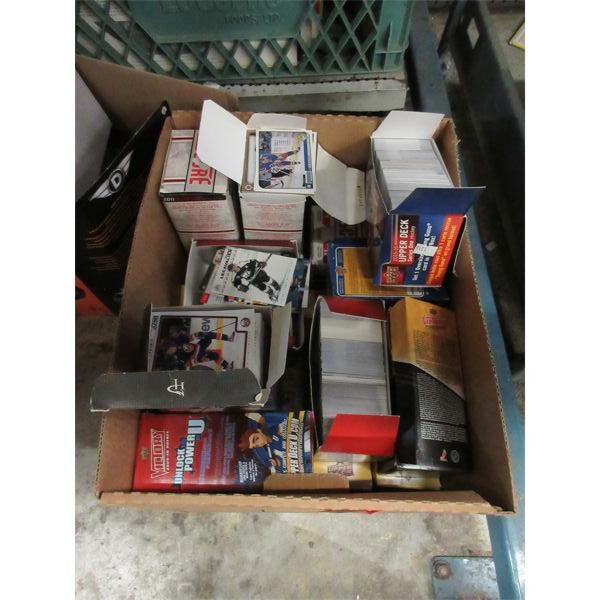 12+ Unsealed Boxes of Loose Hockey Cards