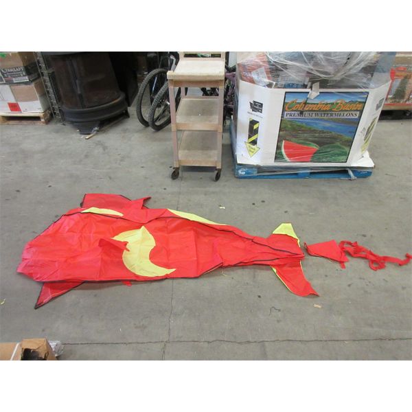 5 New Ebriche 3D Flying Kites - Red Whales 