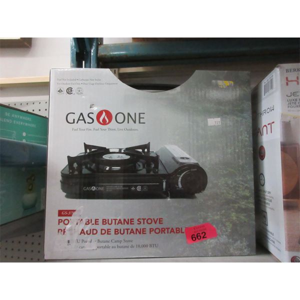 Gas One Portable Butane Stove - Open Box