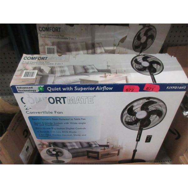 Comfort Mate 2-in-1 Convertible Fan - Open Box 