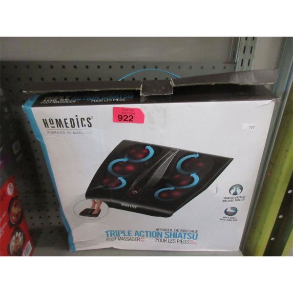 HoMedics Triple Action Shiatsu Foot Massager