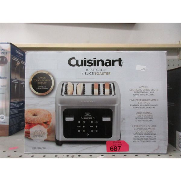 Cuisinart Touch Screen 4 Slice Toaster 