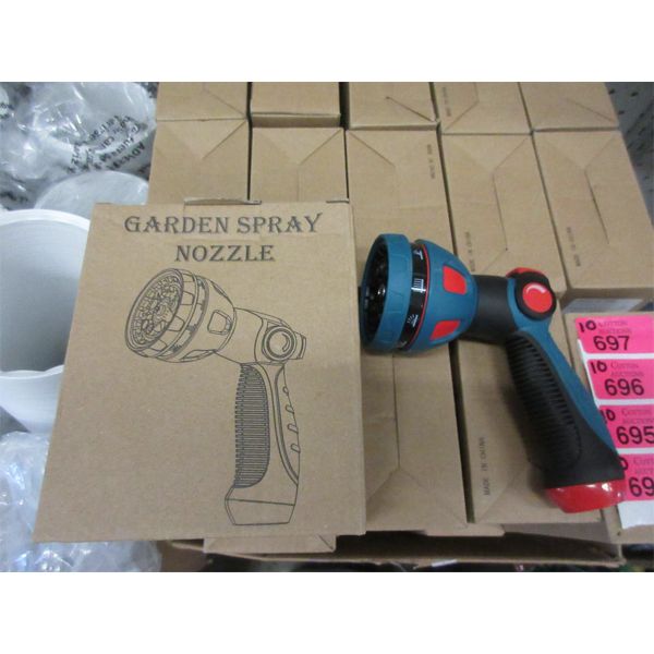 10 New Garden Spray Nozzles - Blue 