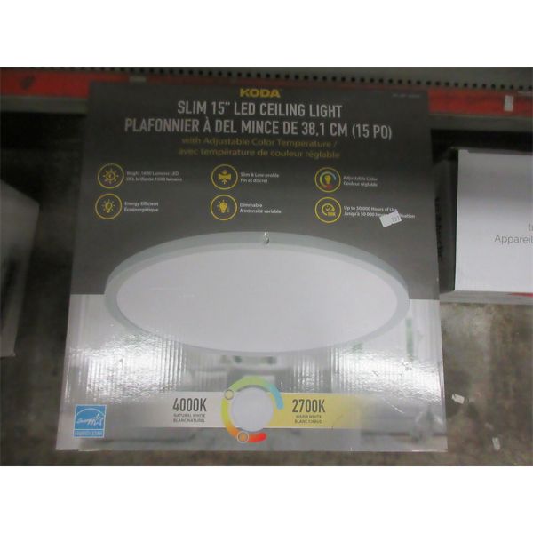 KODA Slim 15  LED Ceiling Light Fixture
