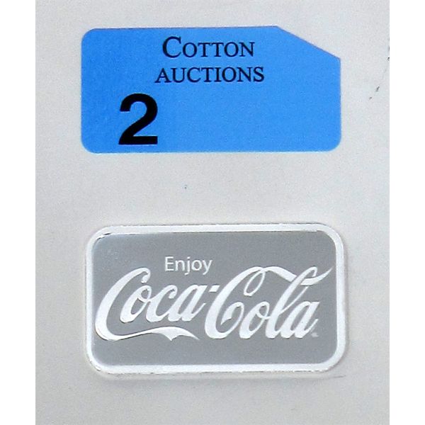 1 Oz .999 Silver Coca-Cola 2-Sided Bar 