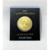 Image 2 : 1 Gram .9999 Fine Gold 2021 Maple Leaf Coins in Assay Card 