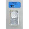 Image 1 : 5 Oz .999 Silver Indigenous/Buffalo Bar 