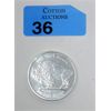 Image 1 : 1 Oz .999 Silver Indigenous/Buffalo Round 