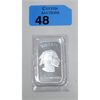 Image 1 : 1 Oz .999 Silver USA Indigenous/Buffalo Bar 