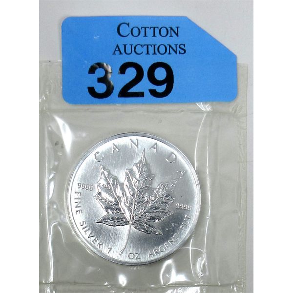 1 Oz .9999 Silver 1999 Maple Leaf Coin 