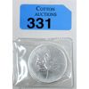 Image 1 : 1 Oz .9999 Silver 2011 Canada Maple Leaf Coin 