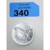 Image 1 : 1 Oz .9999 Silver 2015 Red Tailed Hawk Coin 