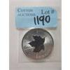 Image 1 : 1 Oz .9999 Silver 2023 Canada Maple Leaf Coin