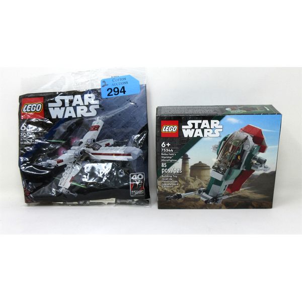 2 New Star Wars LEGO Building Toy Sets