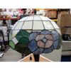 Image 3 : 24" Stained Glass Table Lamp with Metal Base