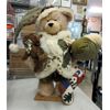Image 2 : 32" Tall Bear, Woodland Santa, Teddy  & 2 Dolls