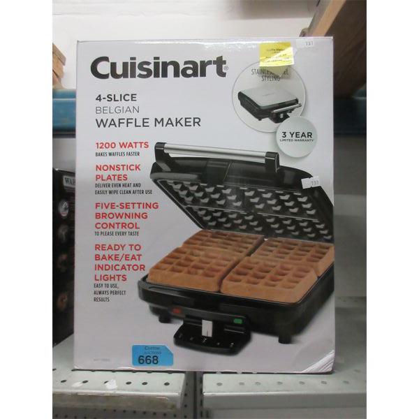 Cuisinart 4-Slice Belgian Waffle Maker 