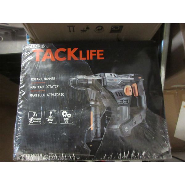 New Tacklife 1 1/4" Rotary Hammer Drill