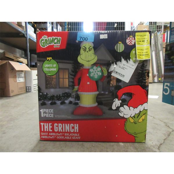 Inflatable Dr. Seuss  The Grinch  - Lights Up