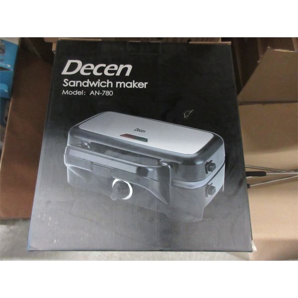 New Decen 3-in-1 Sandwich Maker - Model: AN-780