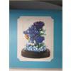 Image 2 : 3 New Blue Floral Craft Kits with 6" Tall Domes