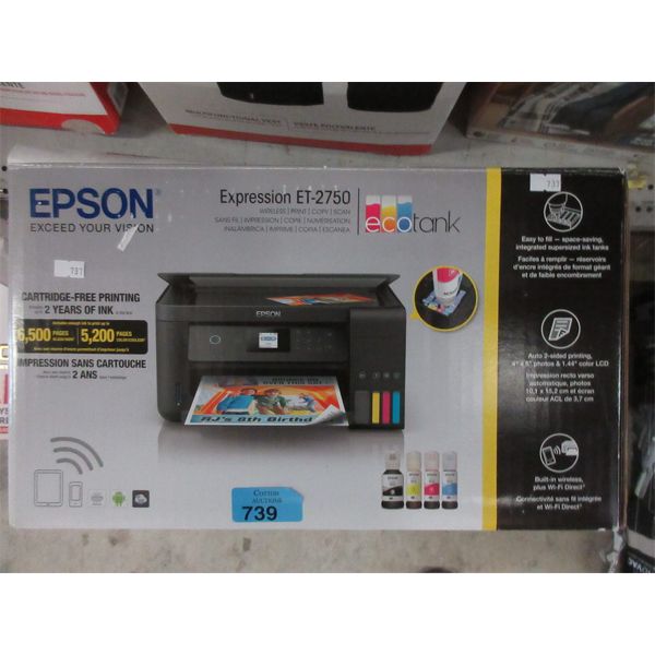 Epson Expression ET-2750 Wireless Printer 