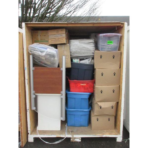 Unsorted Pod of Seized Storage Locker Goods  - Pod Container is not included