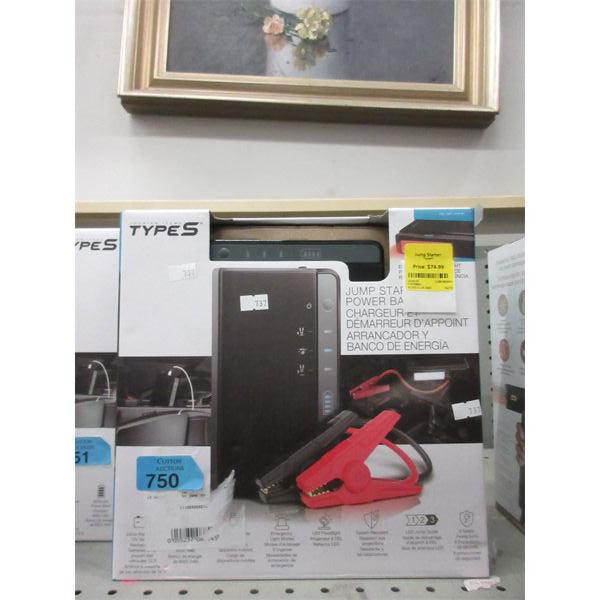 Type S Jump Starter & Power Bank - Open box 