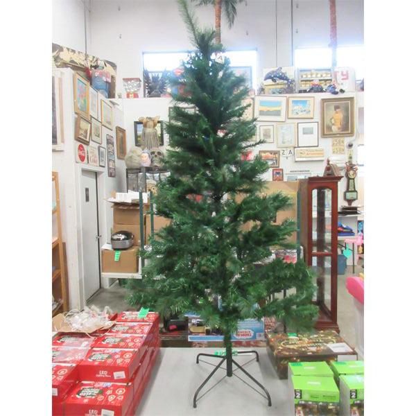 New 6' Artificial Christmas Tree with Metal Stand