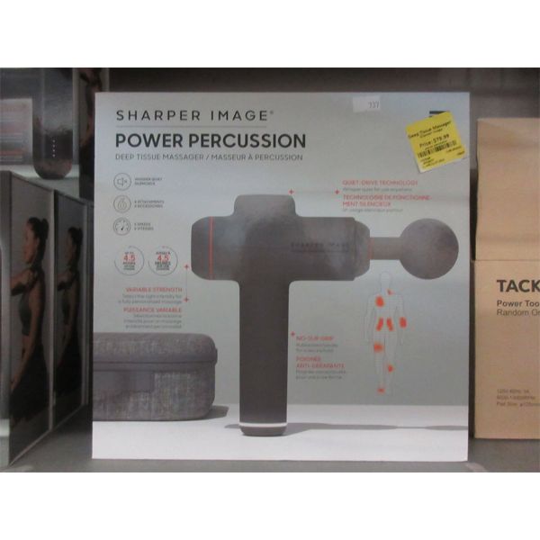 Sharper Image Power Percussion Massage Gun