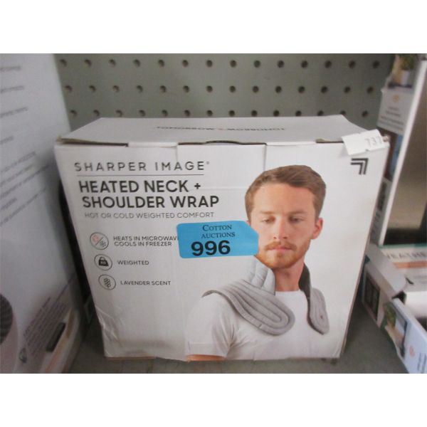 Sharper Image Heated Neck & Shoulder Wrap