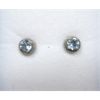 Image 1 : New Blue Topaz & Diamond Earrings