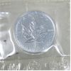 Image 2 : 10 x 1 Oz .9999 Silver 2002 Maple Leaf Coins - Uncut Sheet 