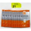 Image 1 : 10 x 1 Grain .999 Silver Certified Bars 