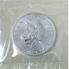 Image 2 : Uncut sheet of 10 x 1 Oz .9999 Silver 1993 Maple Leaf Coins 