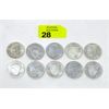 Image 1 : 10 x 1/2 Oz .999 Silver 1975 Andrew Jackson Rounds 