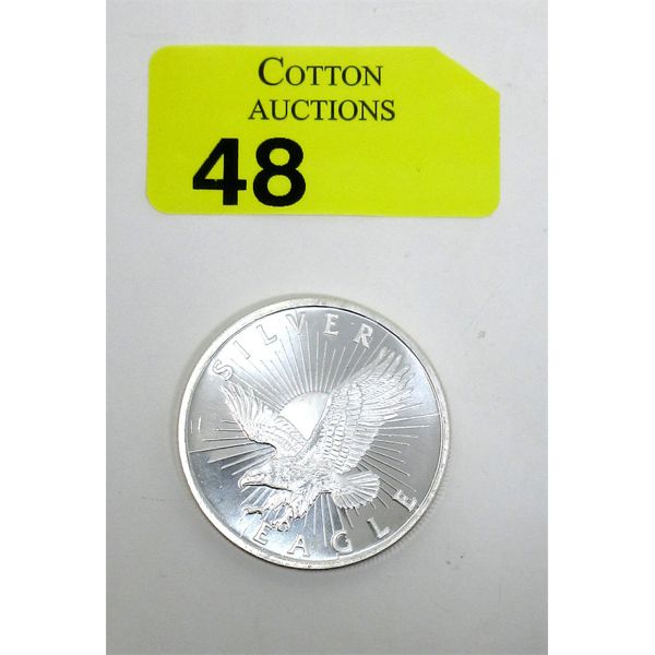 1 Oz .999 Silver Sunshine Minting Round 