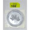 Image 1 : 10 Oz .9999 Silver 2021 Maple Leaf Coin 