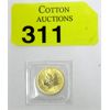Image 1 : 1/10 Oz .9999 Fine Gold 2013 Canada Maple Leaf Coin 