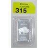 Image 1 : 1 Oz .999 Silver USA Buffalo 2-Sided Bar 