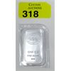 Image 1 : 1 Oz .999 Silver JBR Ethically Sourced Bar 