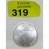 Image 1 : 1 Oz .999 Silver Pan America Miner Round 