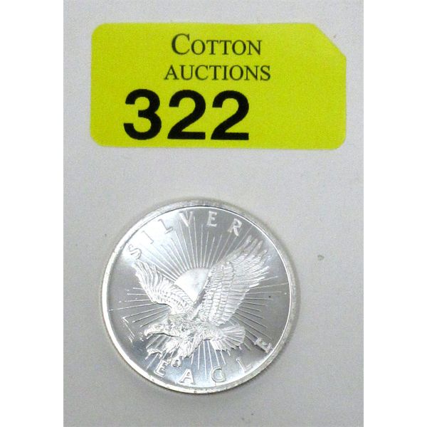 1 Oz .999 Silver Sunshine Minting Pre-Decoder Round 