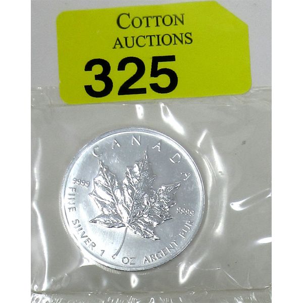 1 Oz .9999 Silver 1999 Maple Leaf Coin 