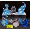 Image 1 : 6 Art Glass Figurines - Tallest is 5"