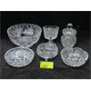 Image 1 : 6 Piece Lot of Crystal Table Ware