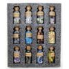 Image 2 : 24 Bottles of Assorted Crystals & Gemstones