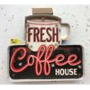 Image 2 : 15 New Illuminated Metal "Coffee" Signs
